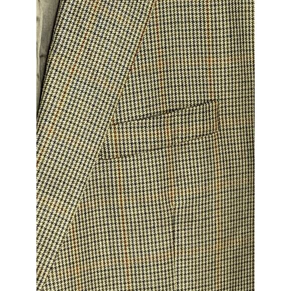 Lauren Ralph Lauren Men's Blazer Houndstooth Brown - Picture 6 of 8